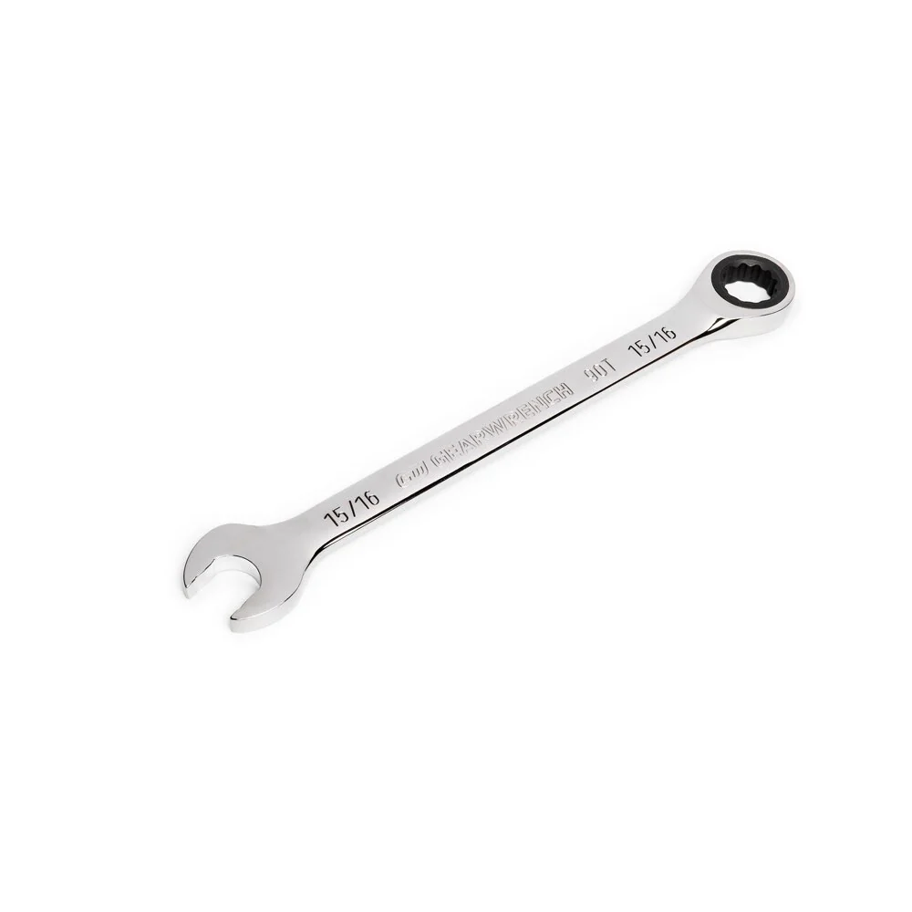 GEARWRENCH 86952 15/16 Inch 90-Tooth 12 Point Ratcheting Combination Wrench (Single) - Image 3