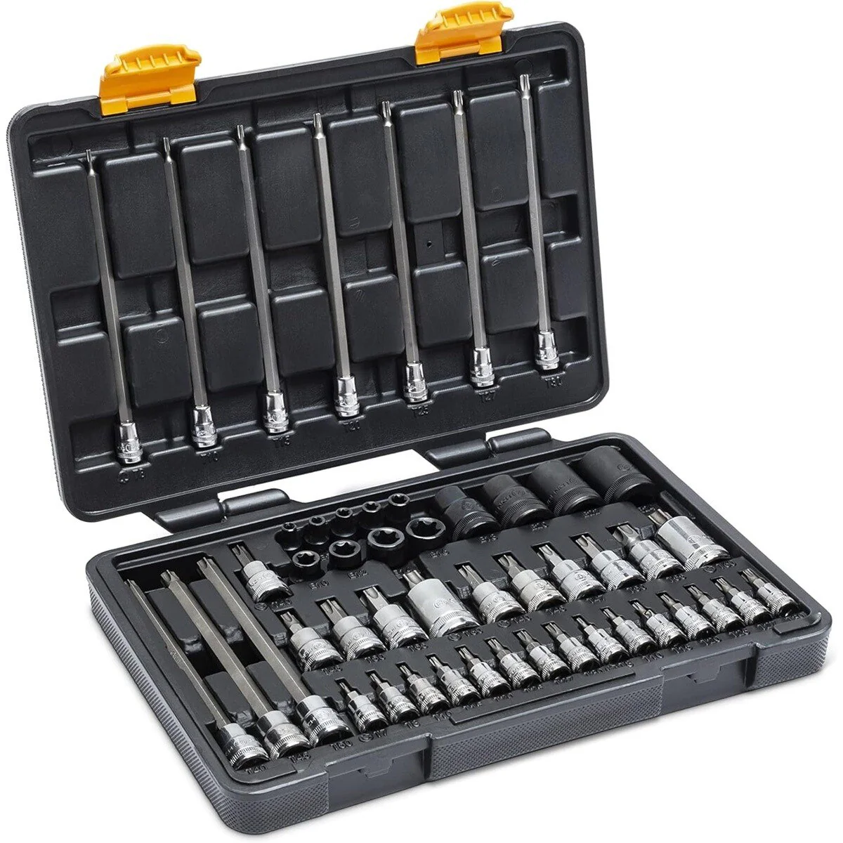 GearWrench 89087 49 PC. Metric/SAE Torx Bit Set 1/4", 3/8", 1/2" - Image 2
