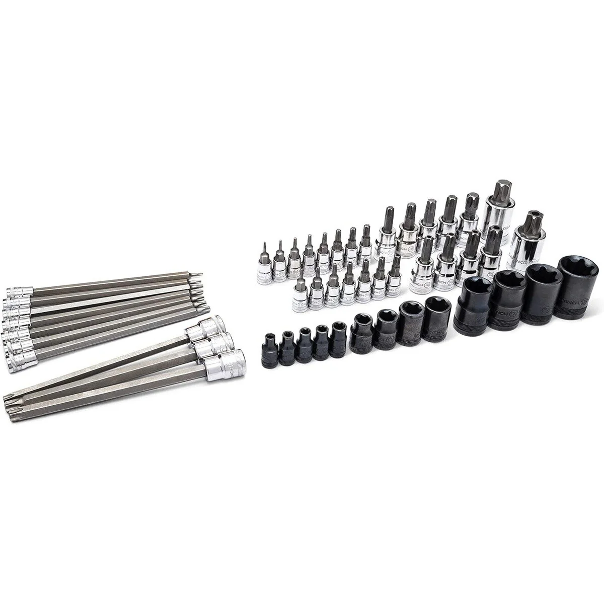 GearWrench 89087 49 PC. Metric/SAE Torx Bit Set 1/4", 3/8", 1/2" - Image 7