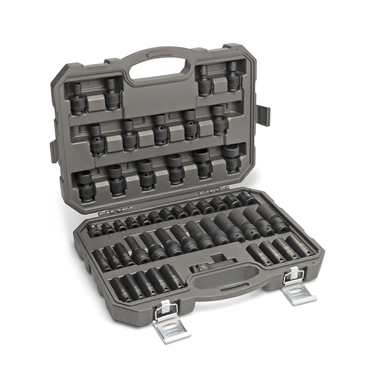 GearWrench 89092 3/8" Drive 6-Point Metric Standard and Deep Impact Socket Set (51 Piece) - Image 2