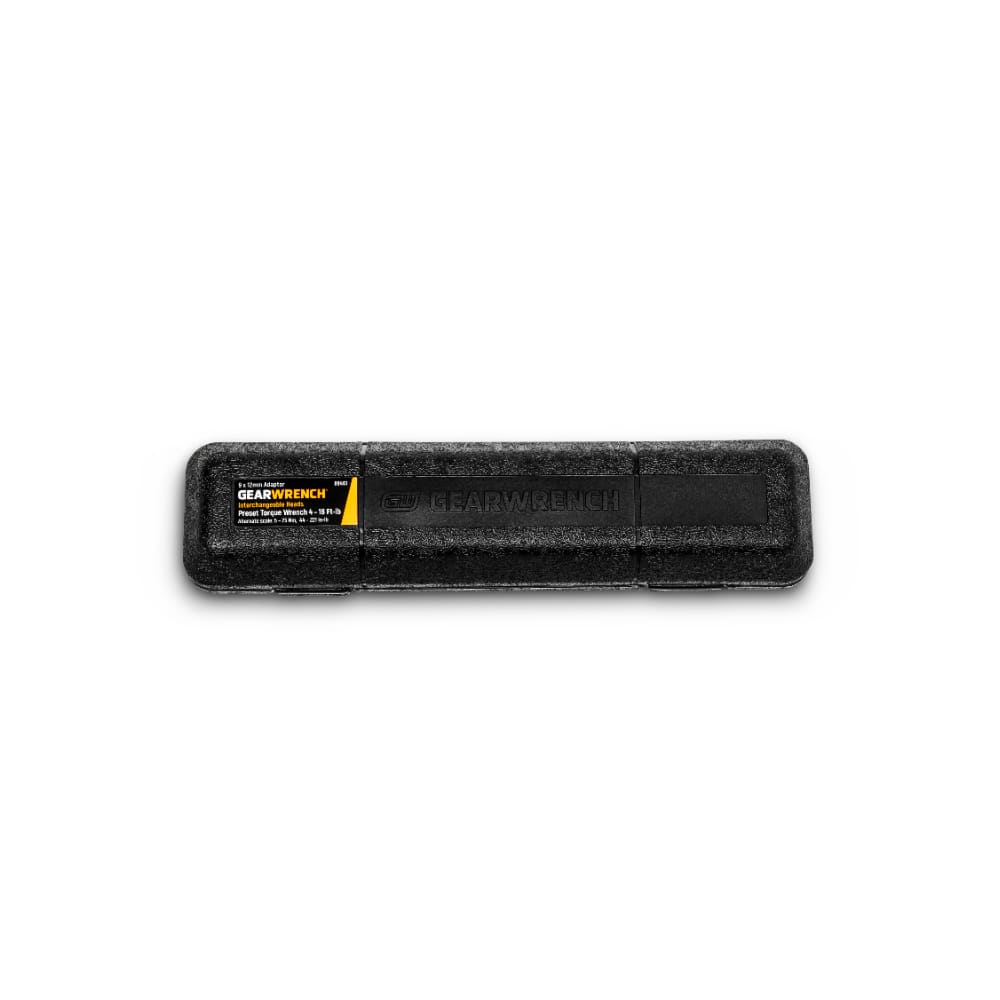 GearWrench 89461 9mm x 12mm Preset Interchangeable Head Torque Wrench 5-25Nm - Image 4
