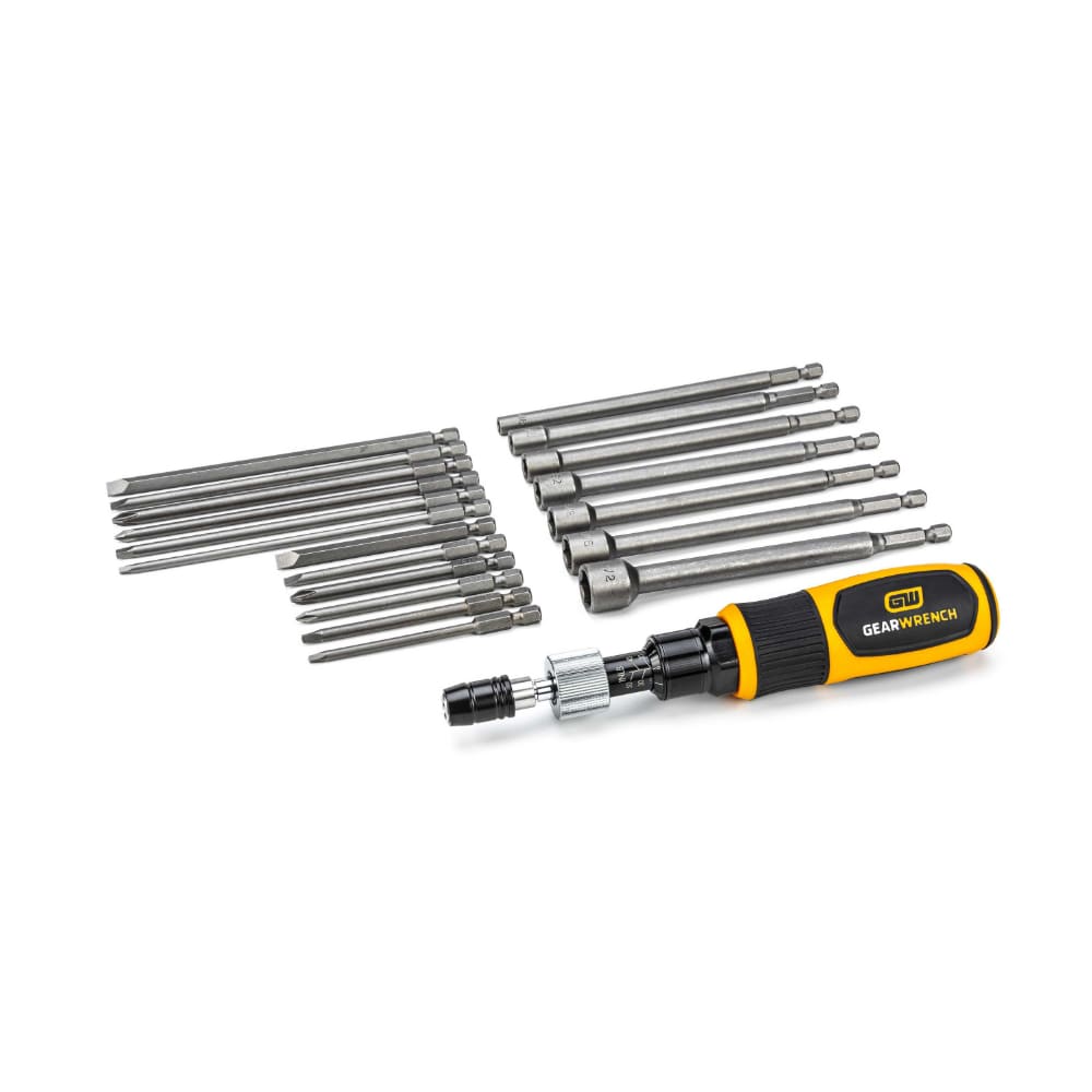 GearWrench 89620 20 Pc. 1/4" Drive Torque Screwdriver Set 10-50 in/lbs - Image 2