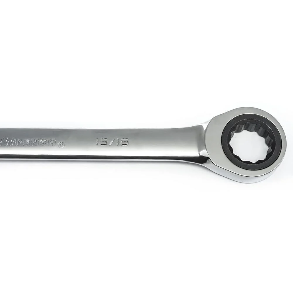 GearWrench 9060D 1-5/16" 72-Tooth 12 Point Ratcheting Combination Wrench - Image 2