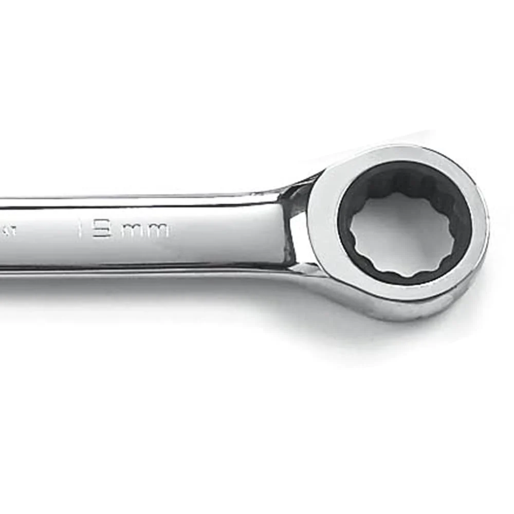 GearWrench 9317 7 Pc. 72-Tooth 12 Point Ratcheting Combination SAE Wrench Set - Image 4