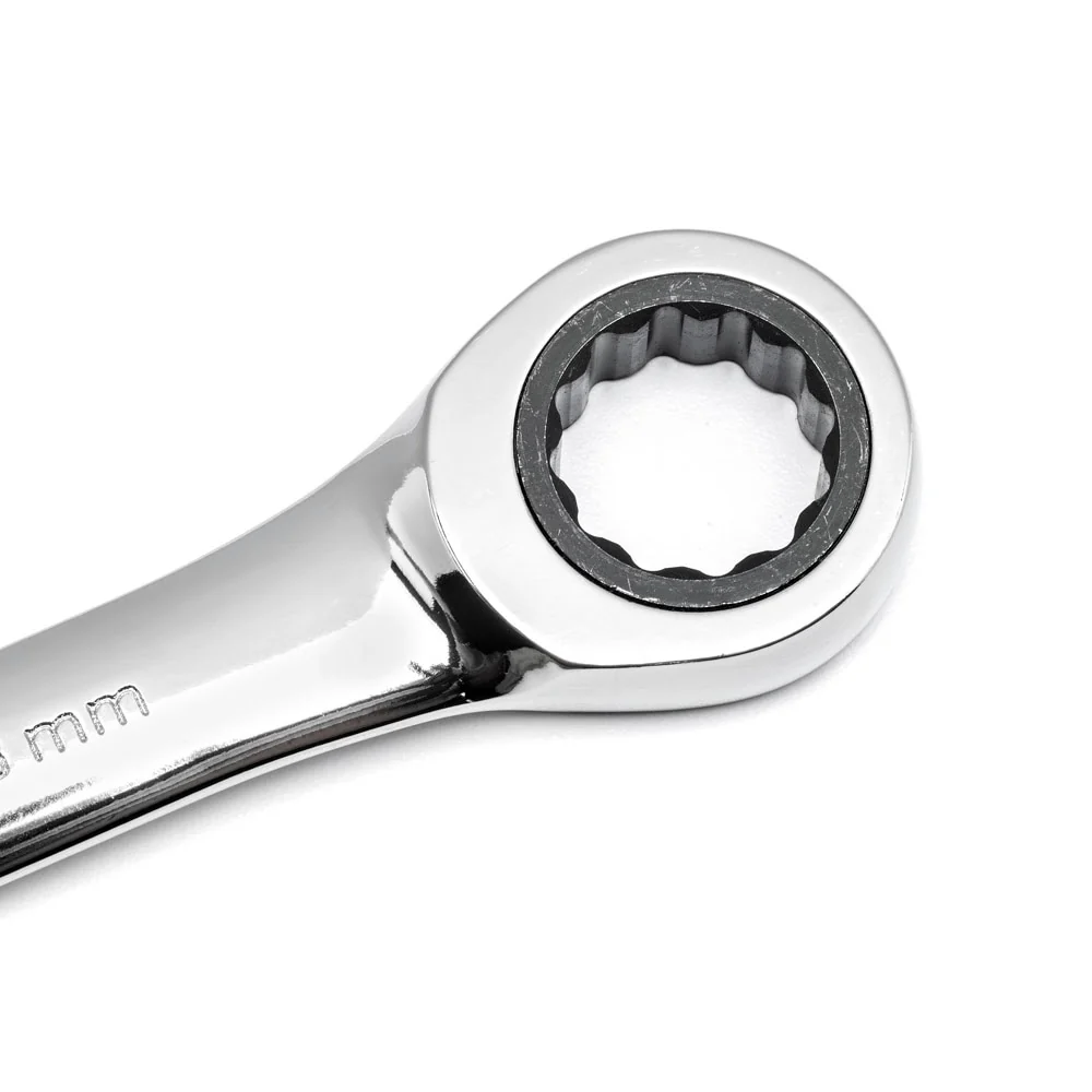 GearWrench 9412 12 Pc. 72-Tooth 12 Point Ratcheting Combination Metric Wrench Set - Image 4