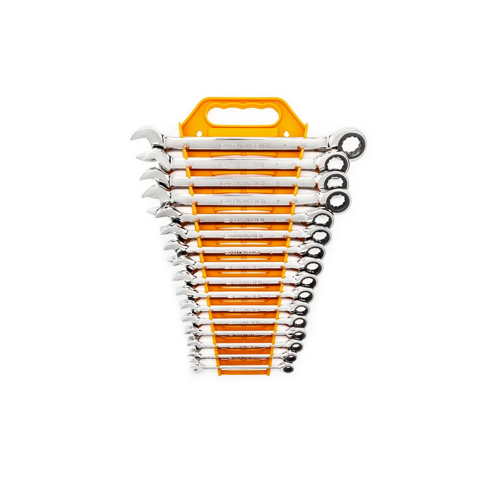 GearWrench 9416 16 Pc. 72-Tooth 12 Point Ratcheting Combination Metric Wrench Set - Image 4