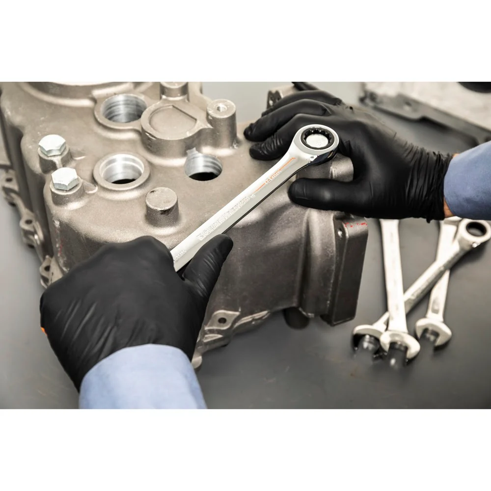 GearWrench 9416 16 Pc. 72-Tooth 12 Point Ratcheting Combination Metric Wrench Set - Image 9