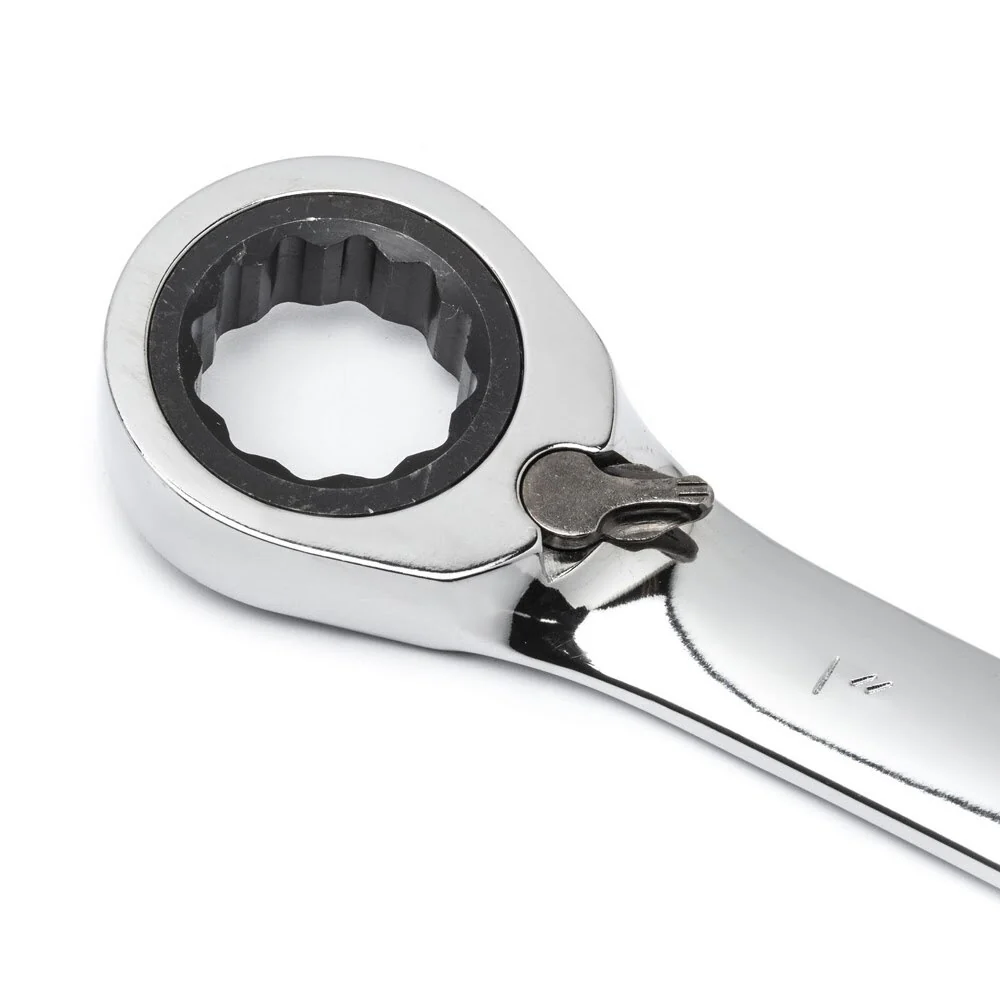 GearWrench 9602N 16 Pc. 72-Tooth 12 Point Reversible Ratcheting Combination Metric Wrench Set - Image 4