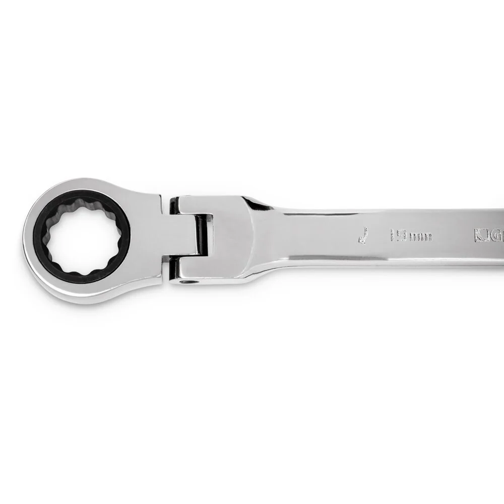 GearWrench 9901D 12 Pc. 72-Tooth 12 Point Flex Head Ratcheting Combination Metric Wrench Set - Image 4