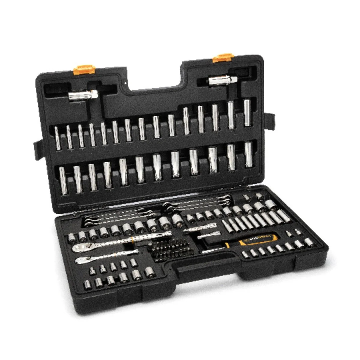 GearWrench GW90SCBMTS 1/4 in. and 3/8 in. Drive 90T SAE/Metric Mechanics Hand Tool Set (121 Piece) - Image 4