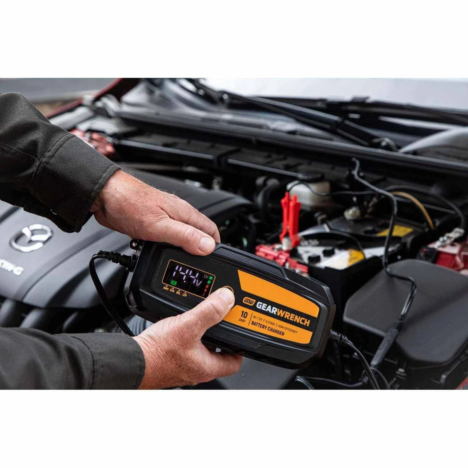 GearWrench GWBC100 10A 6V/12V Battery Charger and Maintainer - Image 7