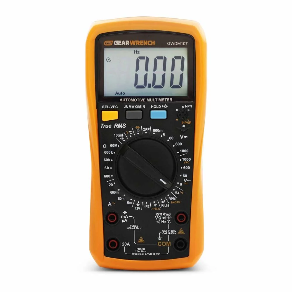 GearWrench GWDM107 Automotive Pro True RMS Digital Multimeter - Image 3