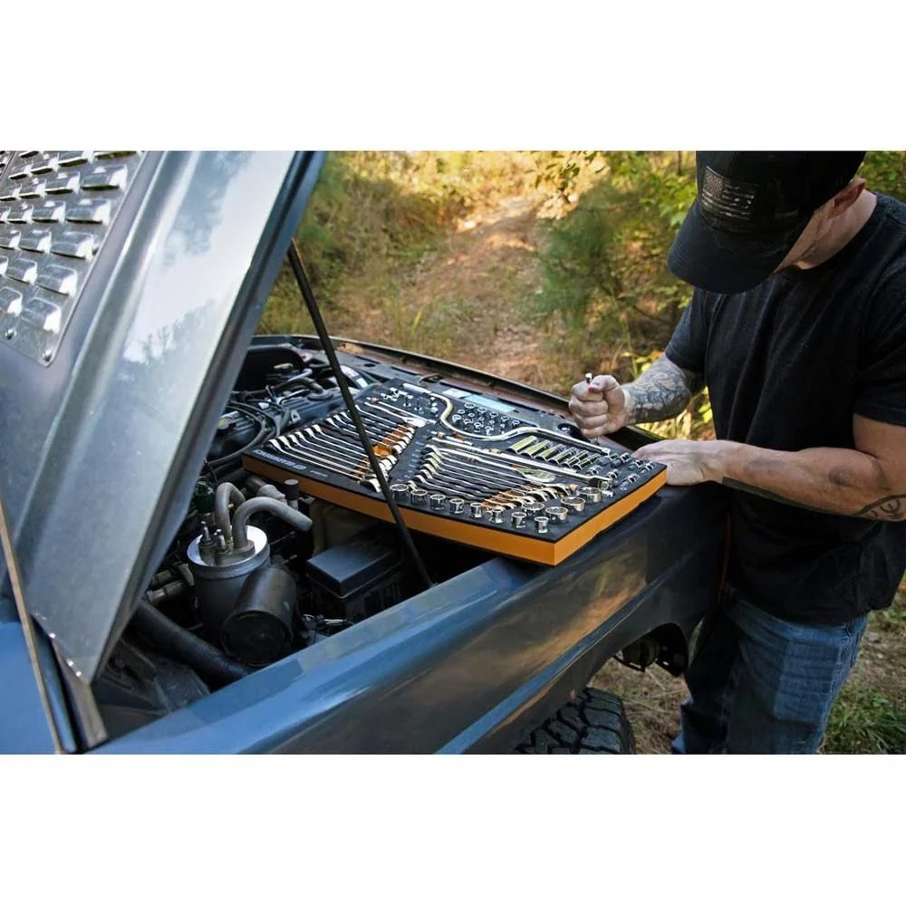 Gearwrench GWGMTK184 184 Piece 1/4, 3/8 and 1/2 Drive General Mechanics Tool Kit in Foam Trays (TAA Compliant) - Image 3