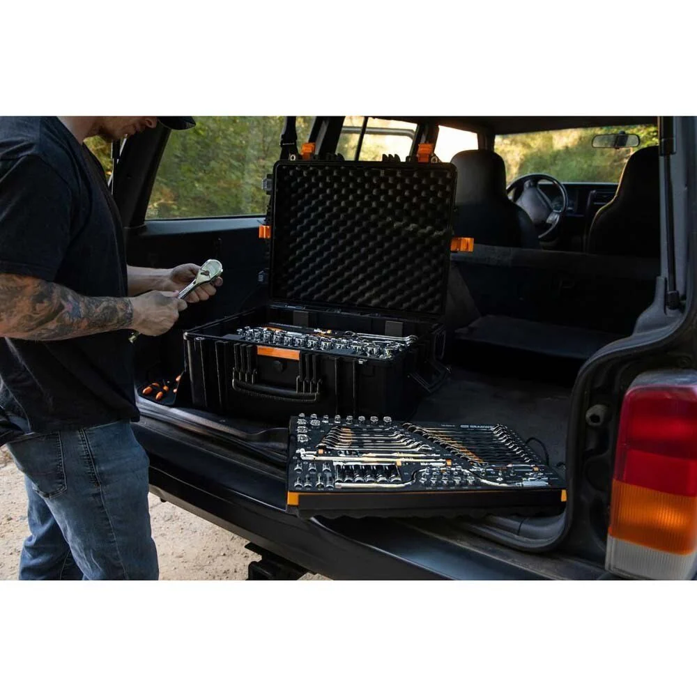 Gearwrench GWGMTK185 General Mechanics Tool Kit with Foam Trays and Heavy-Duty Military Grade Tool Carrier (185 Piece) - Image 3