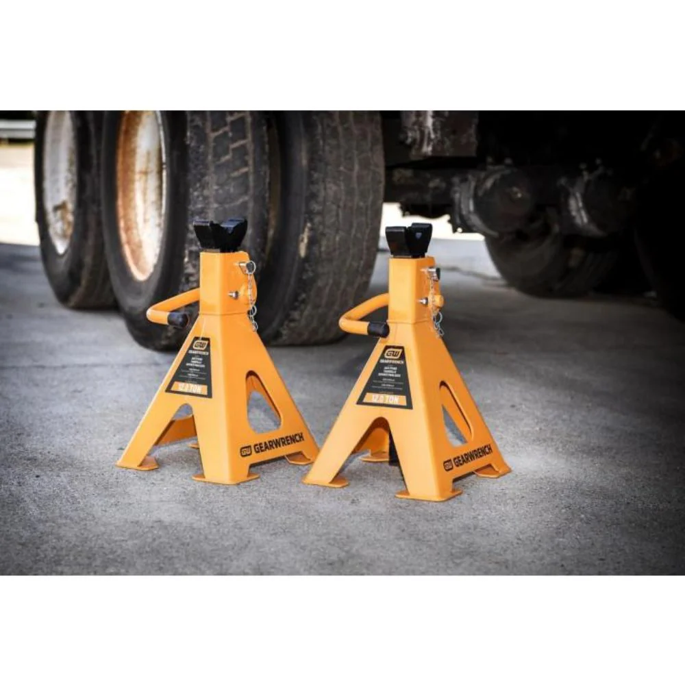 GearWrench GWJS12T 12 Ton Ratcheting Jack Stand - 2 Per Pack - Image 8