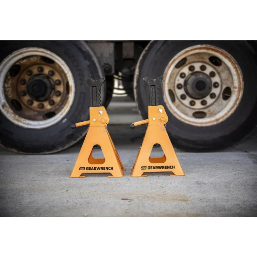 GearWrench GWJS12T 12 Ton Ratcheting Jack Stand - 2 Per Pack - Image 9