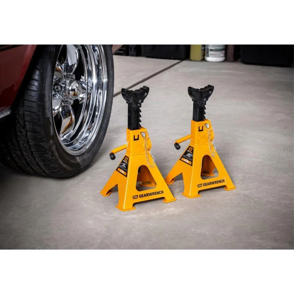 GearWrench GWJS3T 3 Ton Ratcheting Jack Stand - 2 Per Pack - Image 3