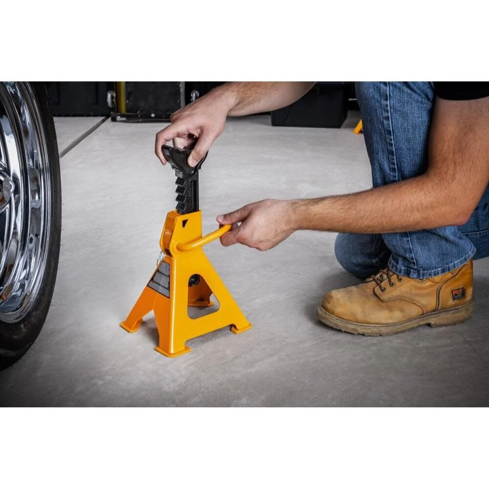 GearWrench GWJS3T 3 Ton Ratcheting Jack Stand - 2 Per Pack - Image 4