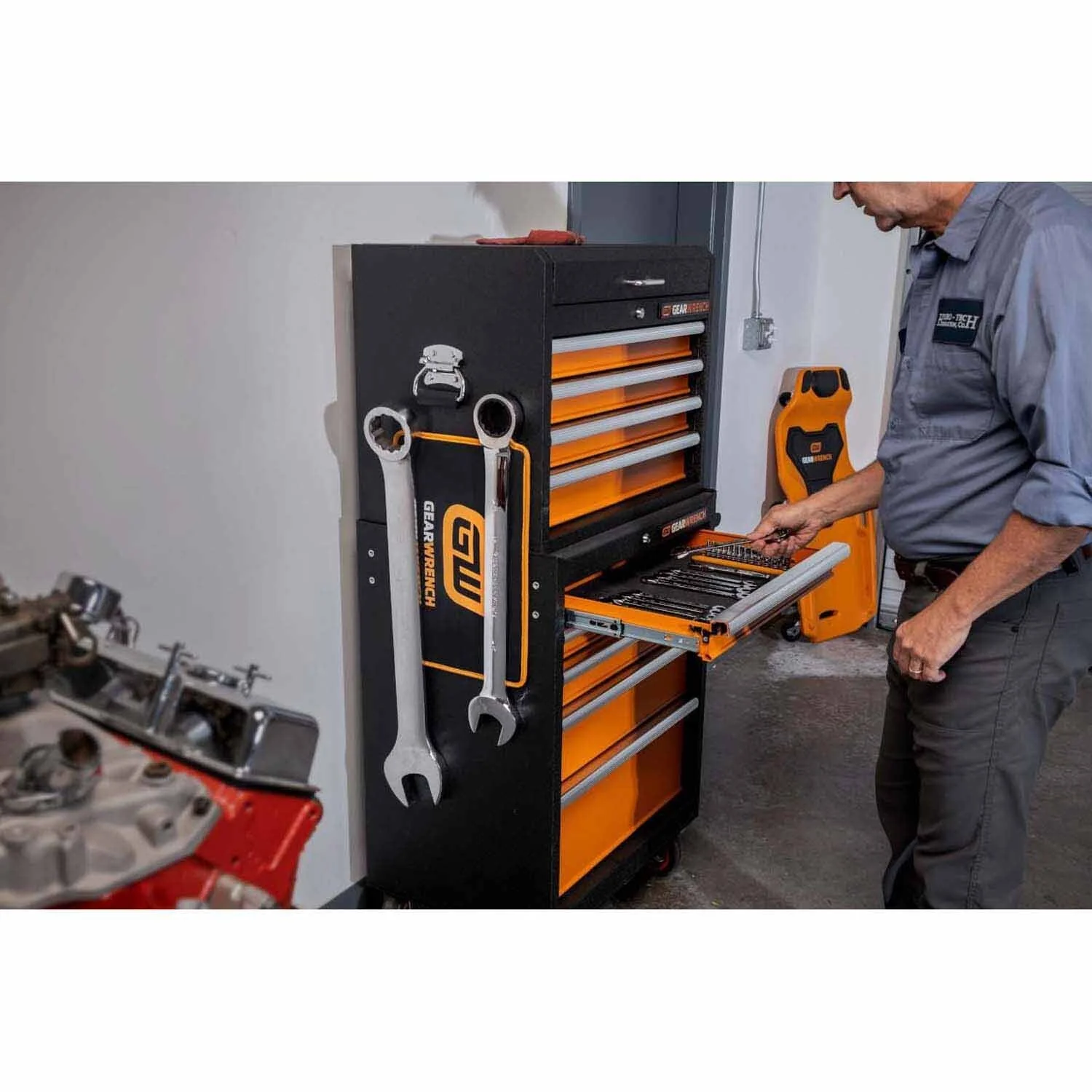 GearWrench GWMAGMAT1812 18"X12" High Strength Magnetic Tool Mat - Image 5