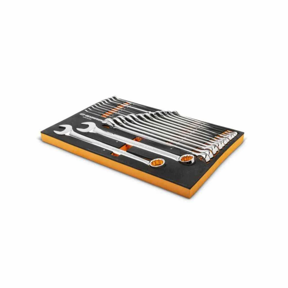 Gearwrench GWMSCWL12MM 24 Piece 12 Point Long Pattern Combination Metric Wrench Set - Image 3