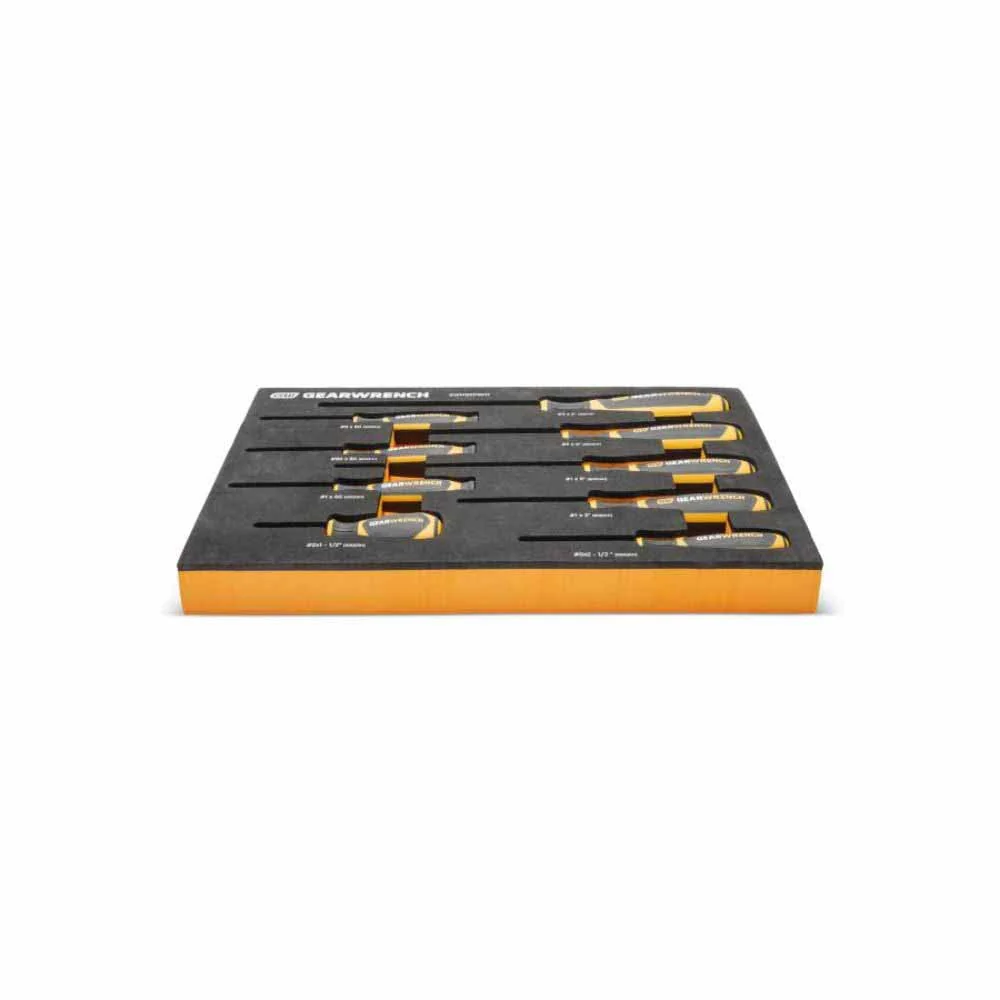 Gearwrench GWMSSCRPH 9 Piece Phillips® Dual Material Screwdriver Set in Foam Storage Tray - Image 4