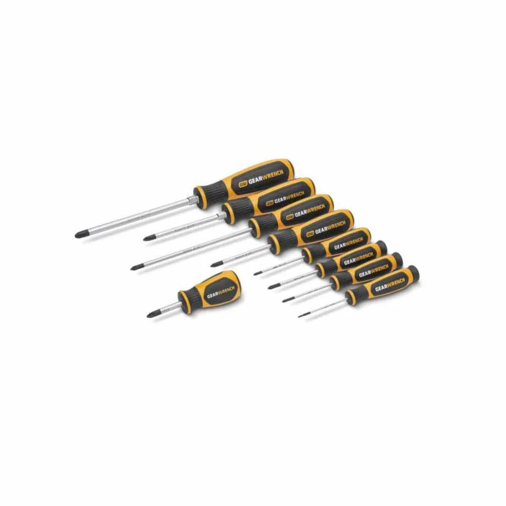 Gearwrench GWMSSCRPH 9 Piece Phillips® Dual Material Screwdriver Set in Foam Storage Tray - Image 5