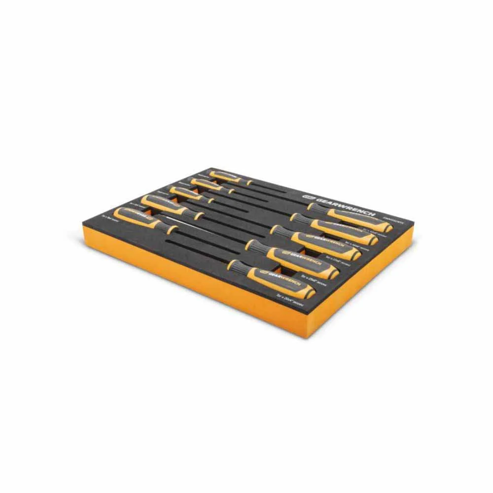 Gearwrench GWMSSCRTX 10 Piece Torx® Dual Material Screwdriver Set in Foam Storage Tray - Image 3