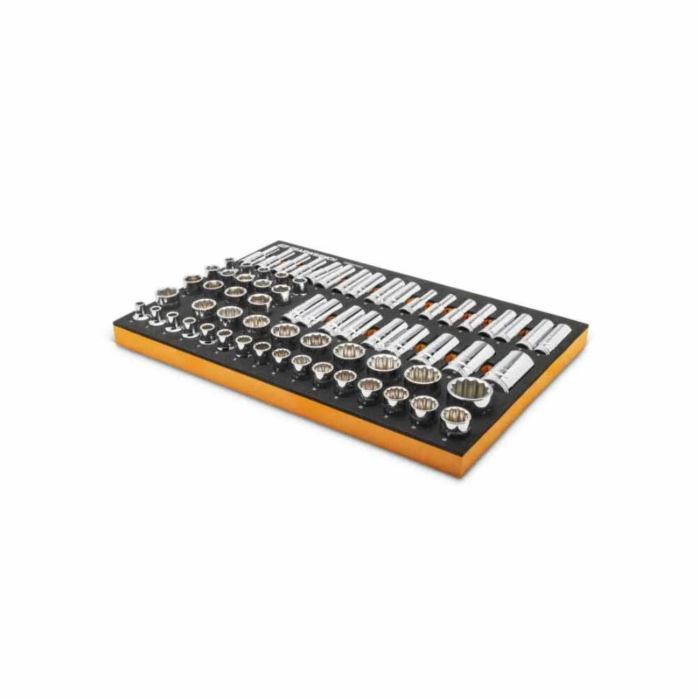 Gearwrench GWMSSKT12MM 67 Piece 1/2” Drive Master Metric Socket Set in Foam Storage Tray - Image 3