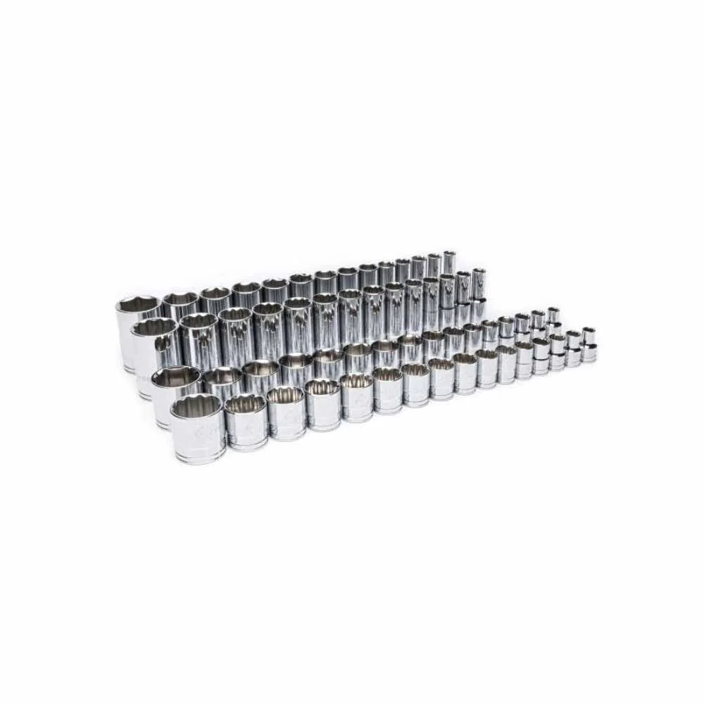 Gearwrench GWMSSKT12SAE 60 Piece 1/2” Drive Master SAE Socket Set in Foam Storage Tray - Image 5