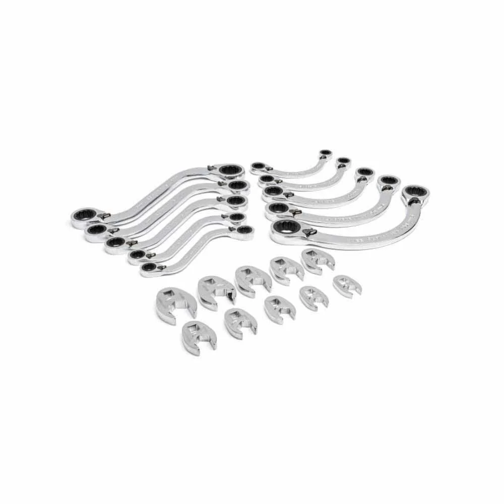Gearwrench GWMSSRWMM 20 Piece Specialty Ratcheting Metric Wrench Set in Foam Storage Tray - Image 5
