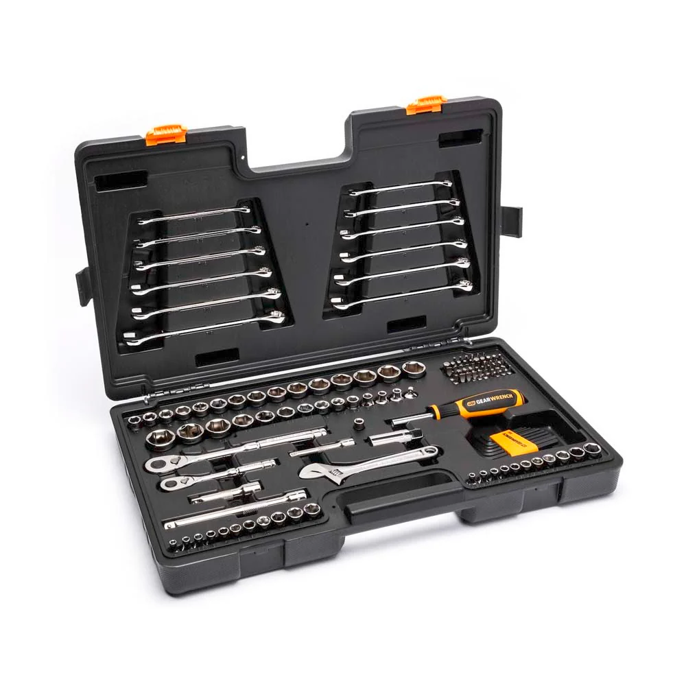 GearWrench GWPRO138 138 Piece 1/4" & 3/8" Drive 72-Tooth 6 Point Professional Tool Set - Image 2