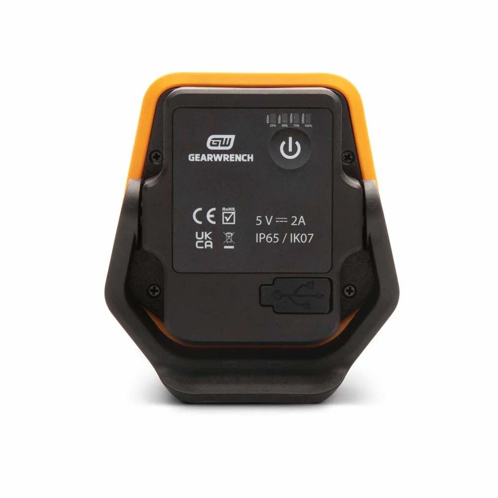 GearWrench GWSL2000 2000 Lumens Rechargeable Shop Light - Image 5