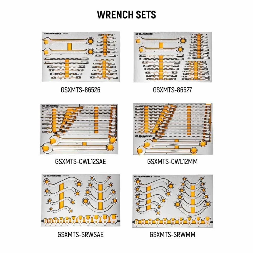 GearWrench MEGAMOD1268 1268-Piece Master Technician Set in Modular Trays with Storage - Image 10