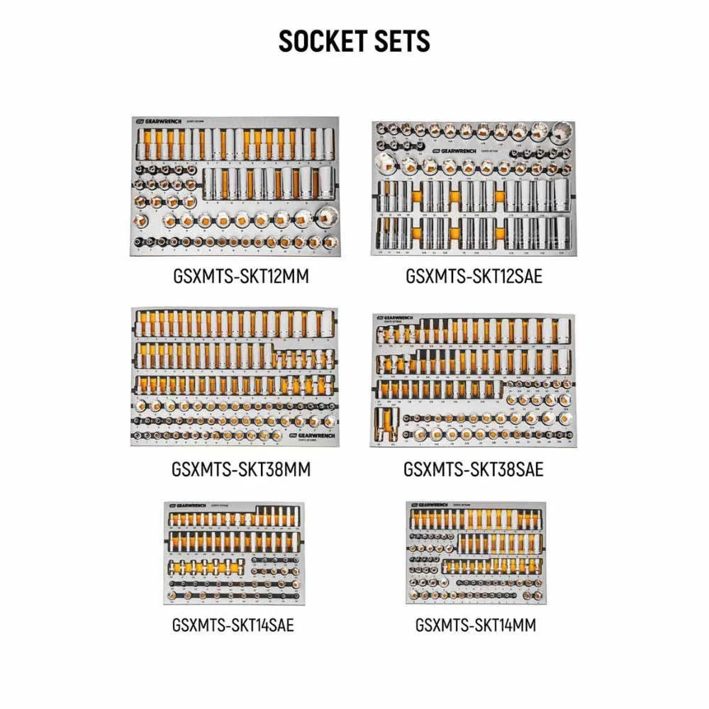 GearWrench MEGAMOD873 873-Piece Master Technician Set in Modular Trays with Storage - Image 4