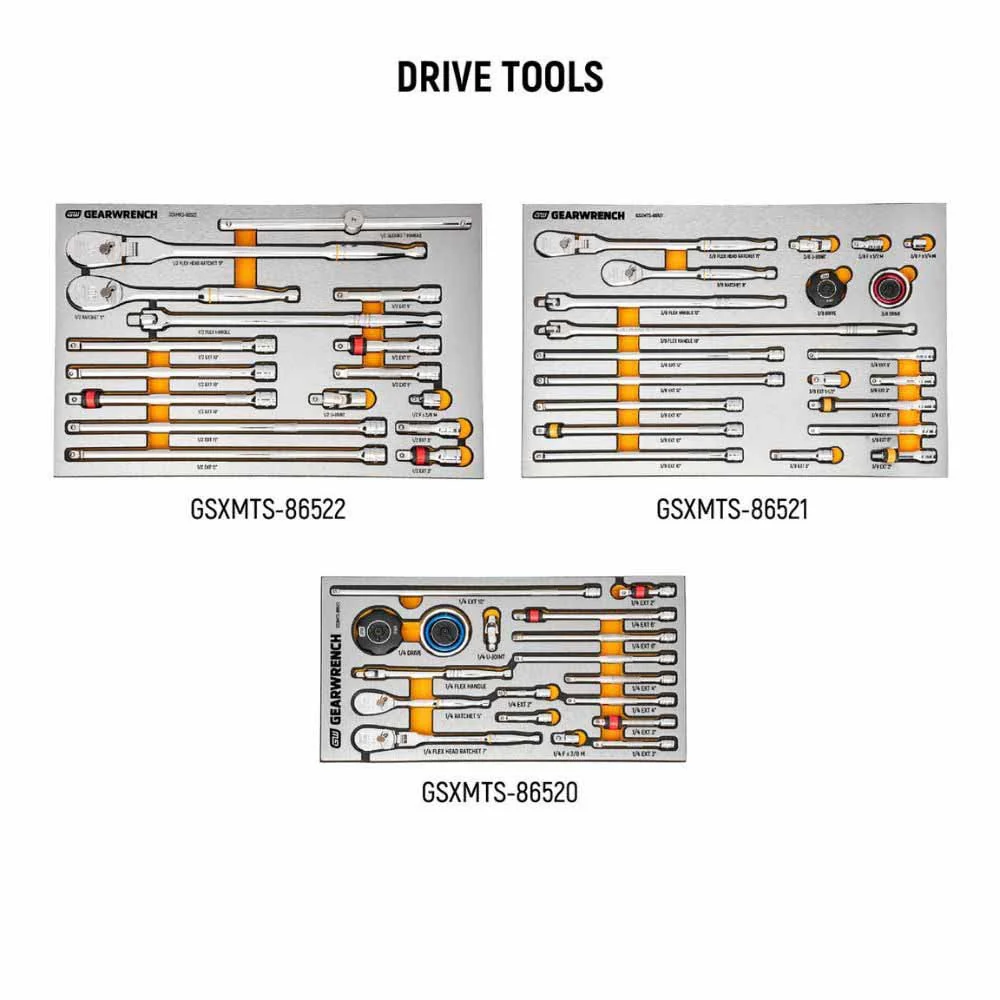 GearWrench MEGAMOD873 873-Piece Master Technician Set in Modular Trays with Storage - Image 6