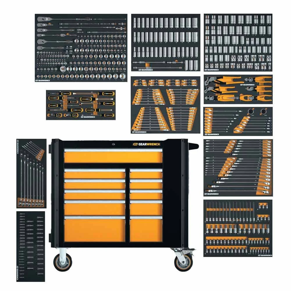 GearWrench MEGAMODMRO 614-Piece Master Technician Set with Custom Trays and Storage - Image 4